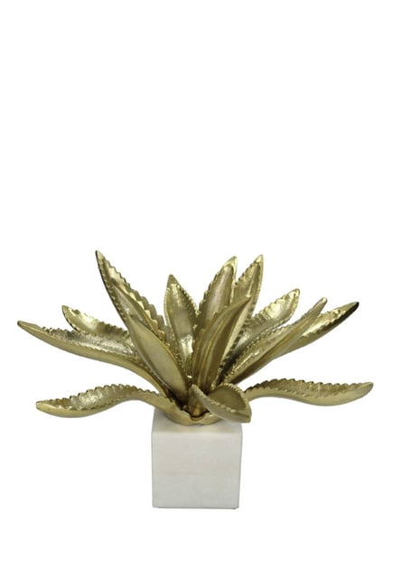 قطعة ديكور من الألومنيوم بتصميم نبتة